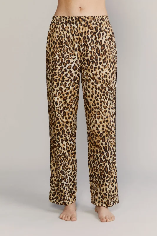 Broad Beach Leopard Cotton Pajamas