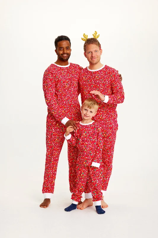 Den Julede Julepyjamas Rød - Dame.