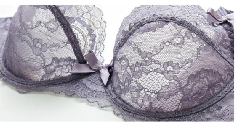 French Lace Plus-Size Push-Up Bra Set