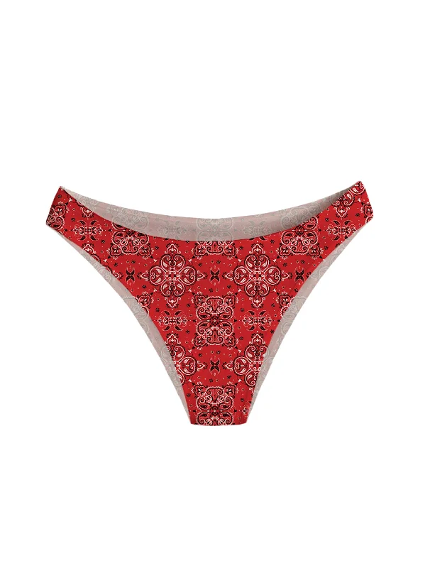 AiraModal™ Ruby Paisley High-Cut Cheeky