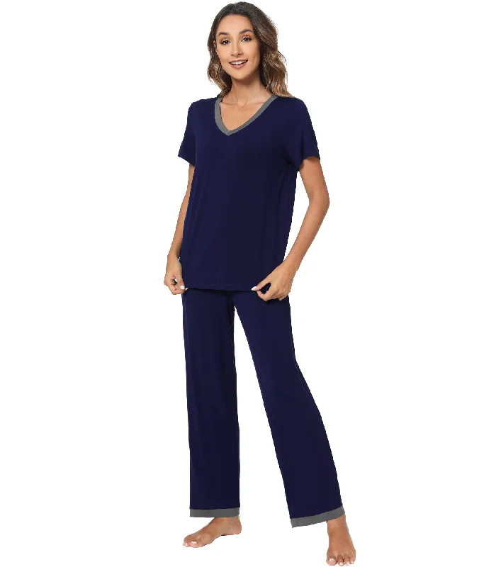 WiWi Bamboo Short Sleeve and Long Pants Pjs