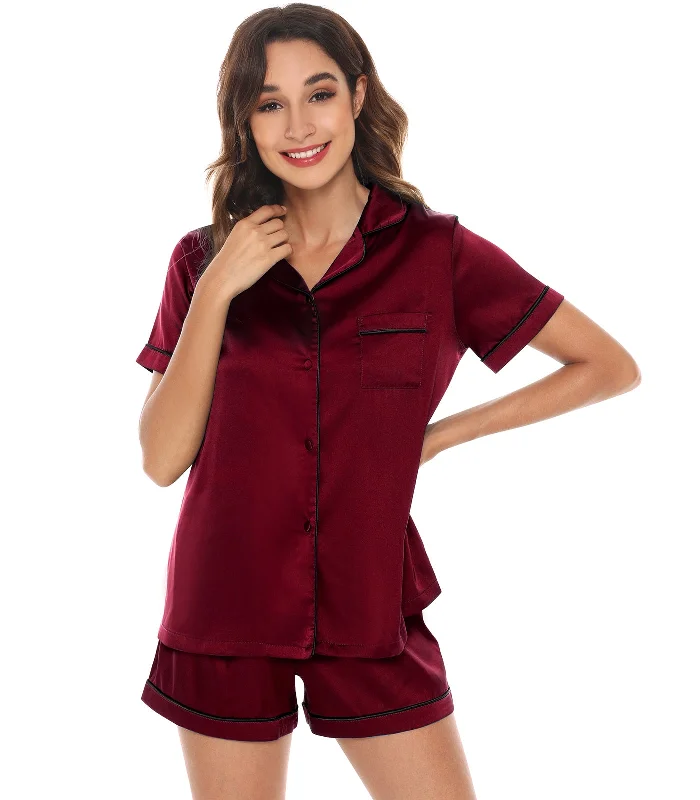 Burgundy / S / 92.4% Polyester, 7.6% Spandex