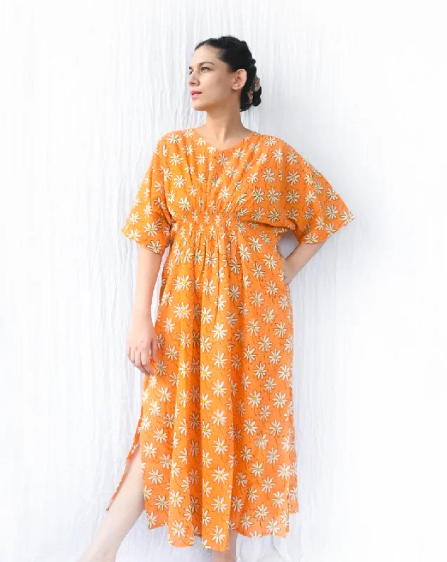 Whoopsie Daisy Senorita - Soft Cotton Kaftan Dress