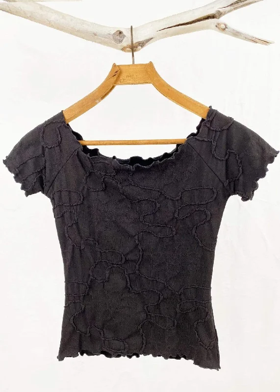 Black Conduit Brazilian Textured Ballet Top