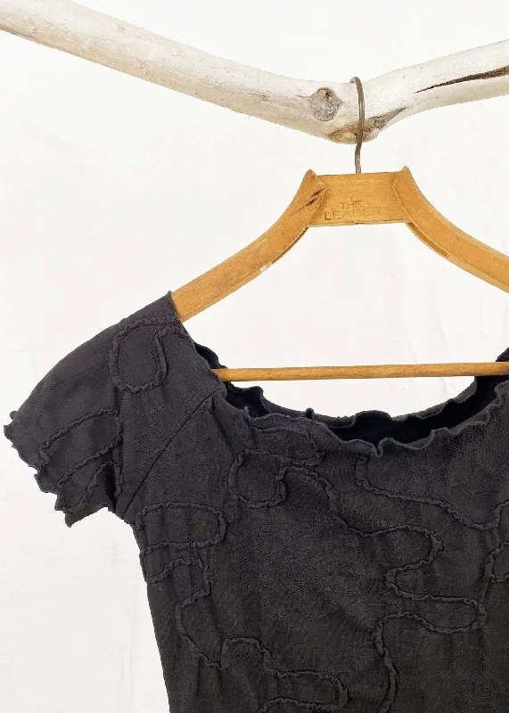 Black Conduit Brazilian Textured Ballet Top