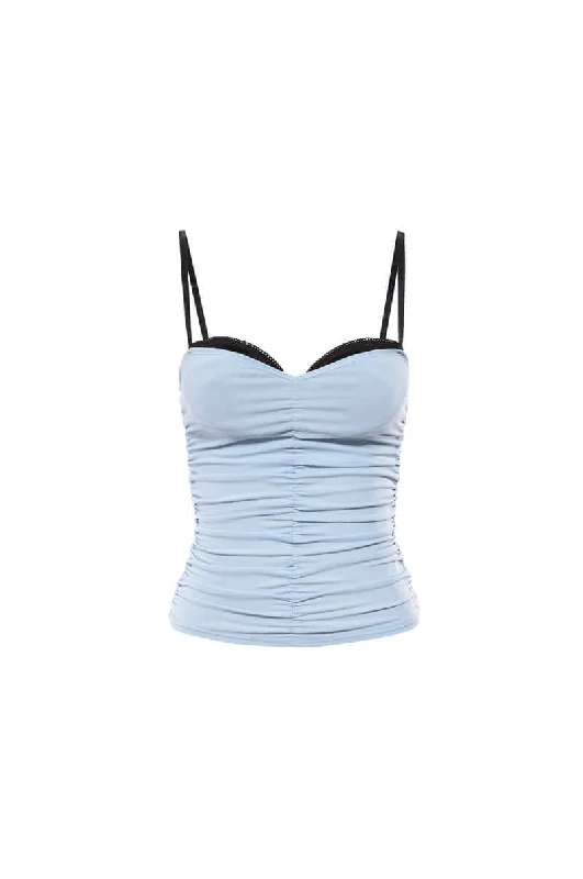 RENZO TUBE TOP - BABY BLUE