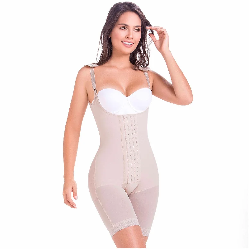 Fajas MariaE 9182 | Postpartum Women's Shapewear with Shoulder Pads | Daily and Postsurgical Use