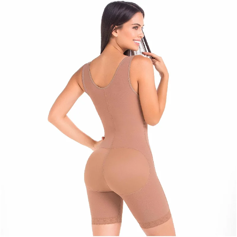 Fajas MariaE FQ100 | Post Surgery Body Shaper for Women | Open Bust & Front Closure