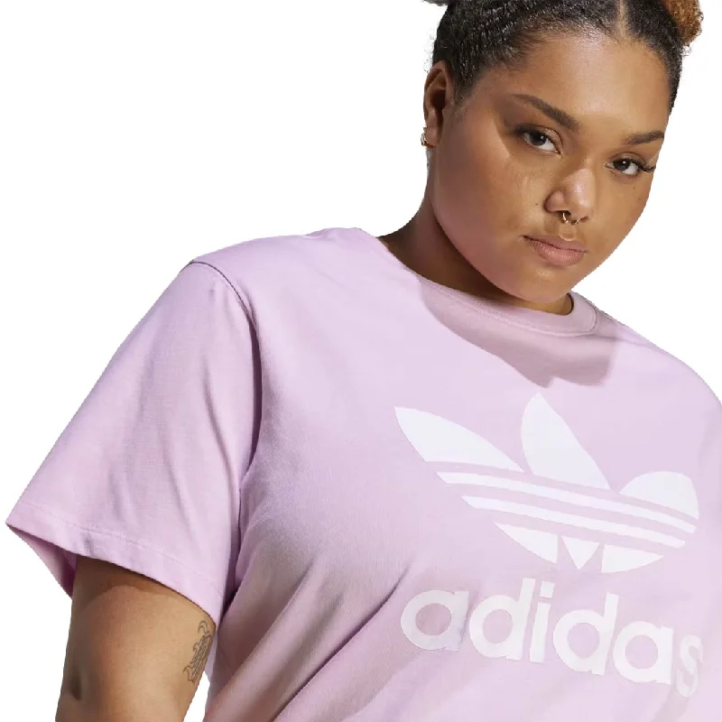 adidas - Women's Adicolor Classics Trefoil T-Shirt (Plus Size) (IK4044)