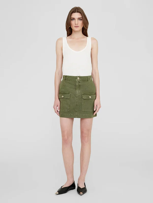 Aliza Skirt in Army Green