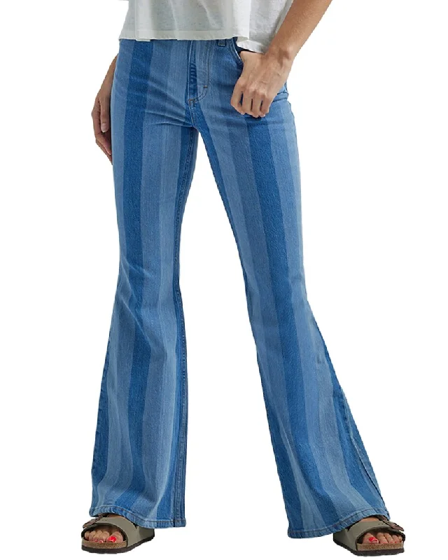 LEE Hits Of Blue High Rise Flare Jean