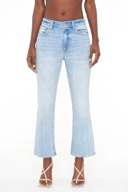 Lennon High Rise Crop Boot Jeans In Topanga Vintage