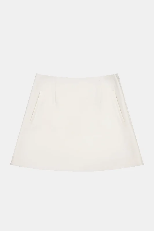 Mini Skirt in Ivory