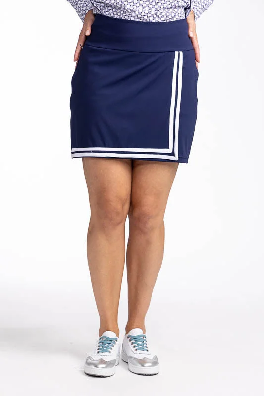 No Break Golf Skort - Navy Blue - FINAL SALE