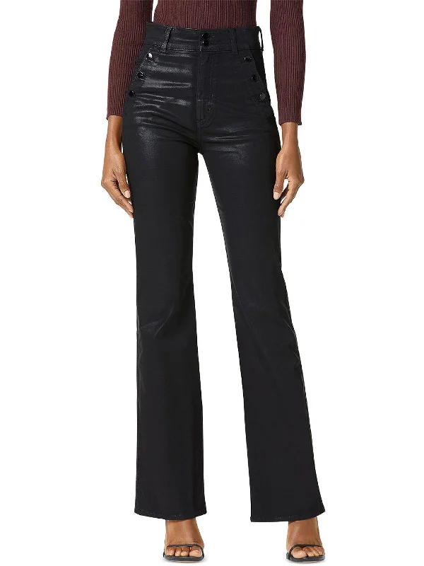 The Georgia Womens Denim Coated Bootcut Jeans