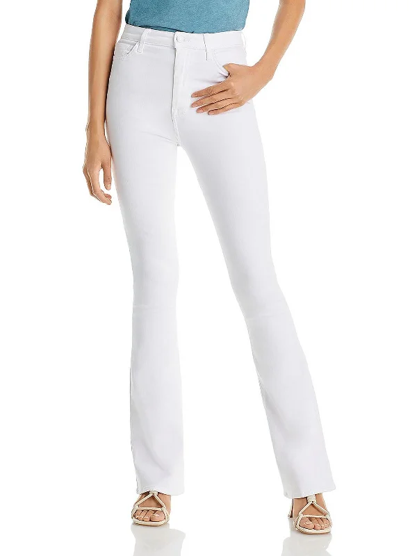 Womens High Rise Bootcut Skinny Jeans