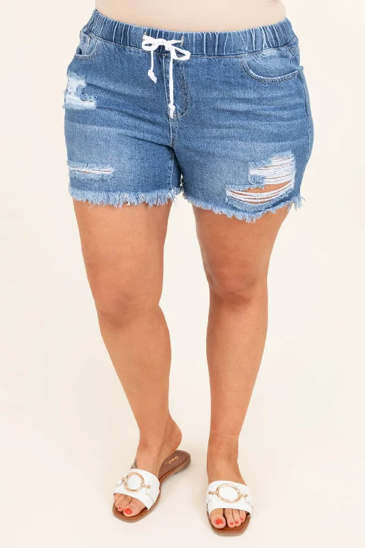 Always The Favorite Shorts, Medium Wash