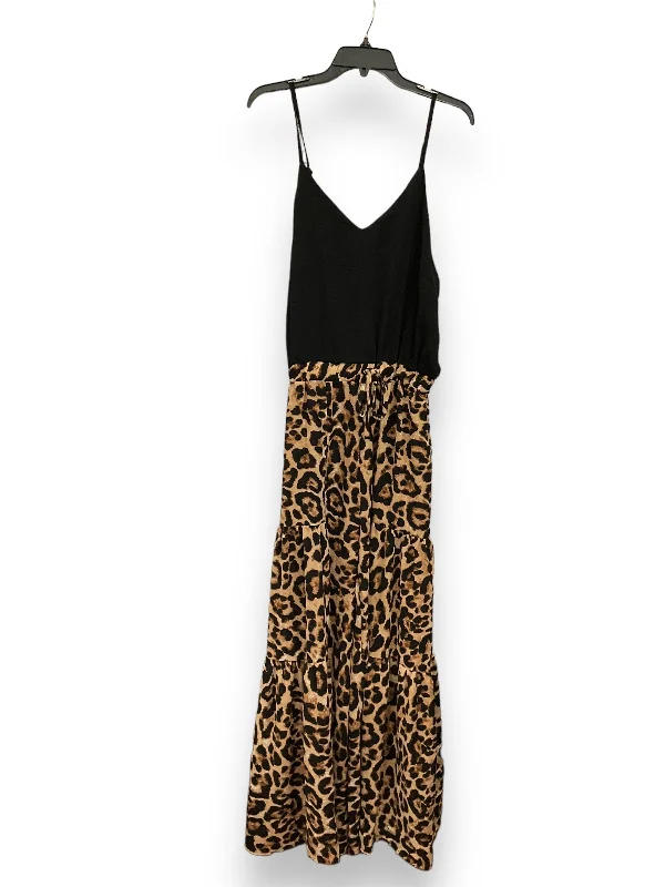 Animal Print Jumpsuit Clothes Mentor, Size L