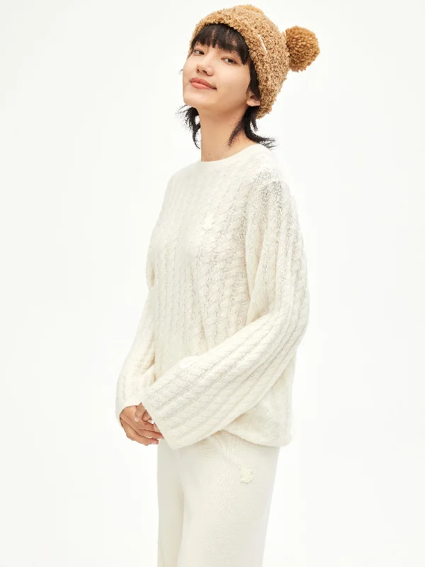 Cashmere Twisted Pullover