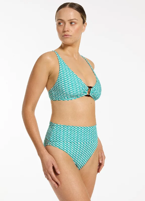 Asceno C-D Triangle Bikini Top - Mineral