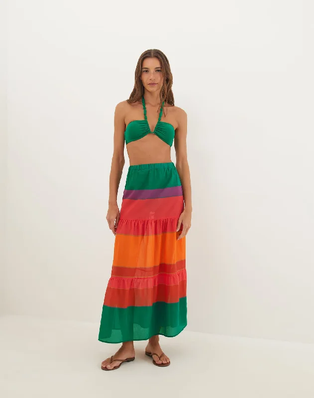 Helen Long Skirt - Heatwave