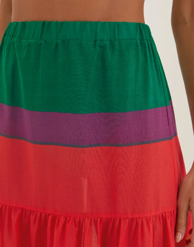 Helen Long Skirt - Heatwave