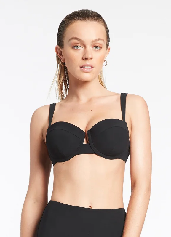 Jetset C-D Underwire Top - Black