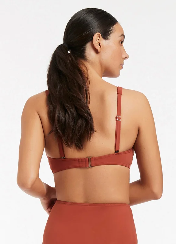 JETSET D/DD Underwire Bikini Top - Russet