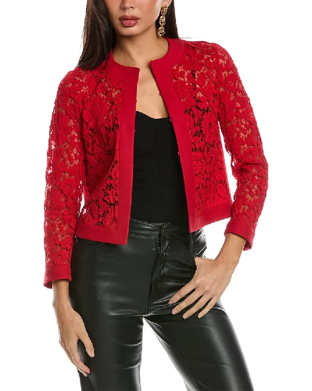 Valentino Lace Wool & Silk-Blend Jacket